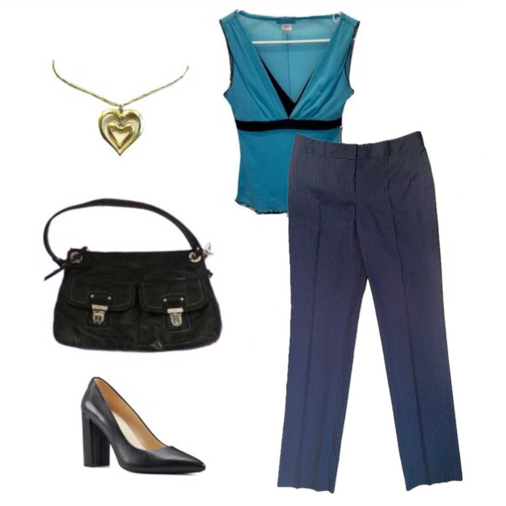 Y2k low rise work pants Lorelai Gilmore Trouser Tahari Size 2